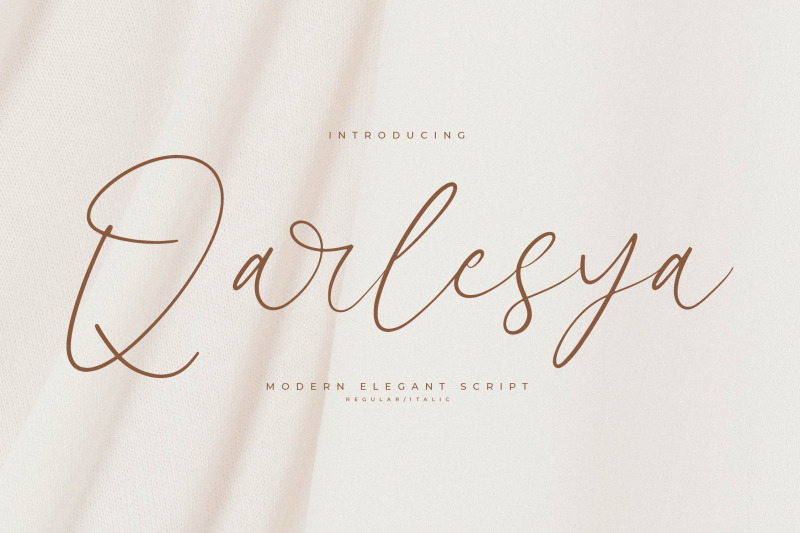 qarlesya-modern-elegant-script