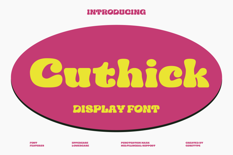 cuthick-display-font