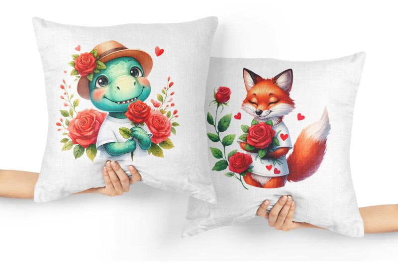 animals-with-roses-sublimation-png