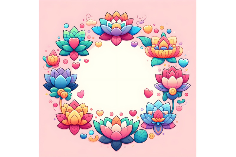 cute-colorful-valentine-floral-heart-shape-frame