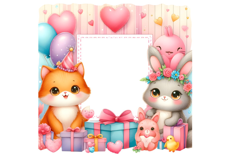 cute-colorful-valentine-frame