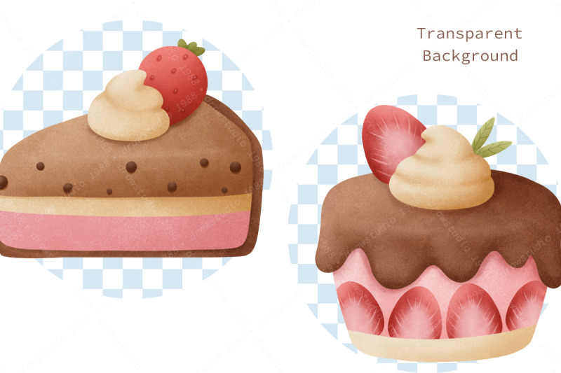 sweet-desserts-illustration-set