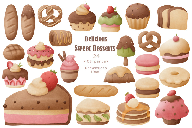 sweet-desserts-illustration-set