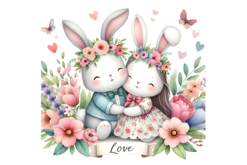 couple-bunny-love