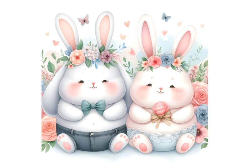 cute-couple-bunny-love