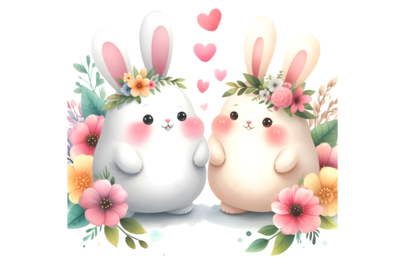 cute-couple-bunny-love