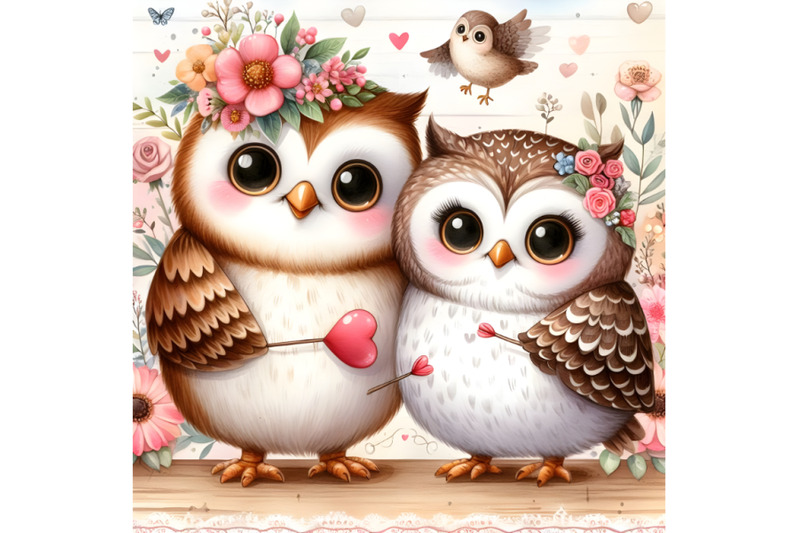 cute-couple-owl-love