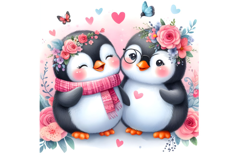 cute-couple-penguin-love