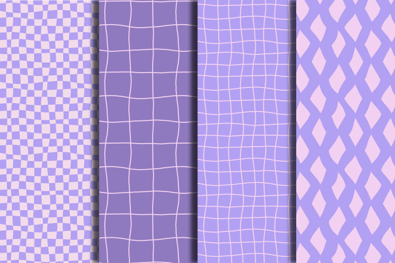 y2k-groovy-geometric-seamless-patterns
