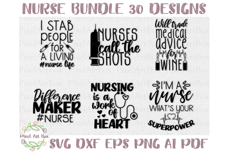 nurse-svg-bundle-30-designs-svg-dxf-eps-png-ai-pdf