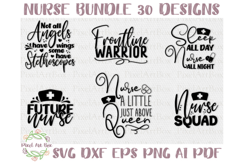 nurse-svg-bundle-30-designs-svg-dxf-eps-png-ai-pdf