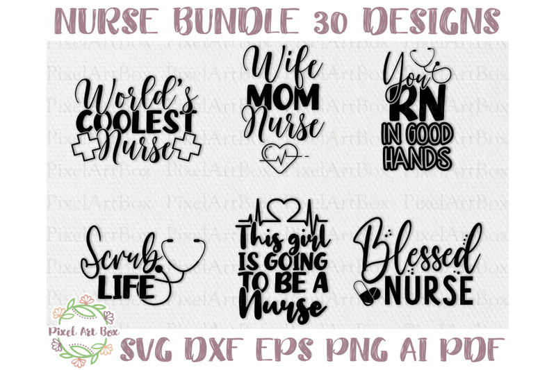 nurse-svg-bundle-30-designs-svg-dxf-eps-png-ai-pdf