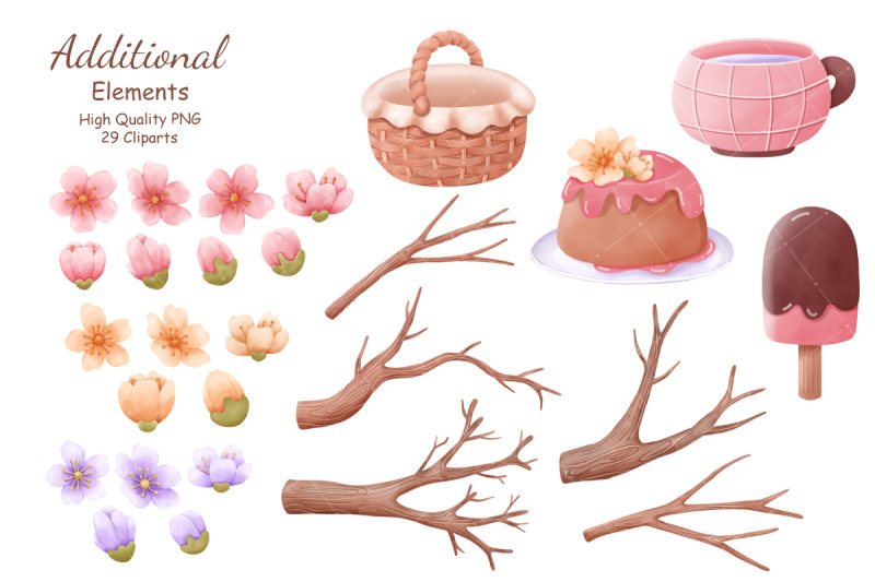 cherry-blossom-gnomes-clipart-set