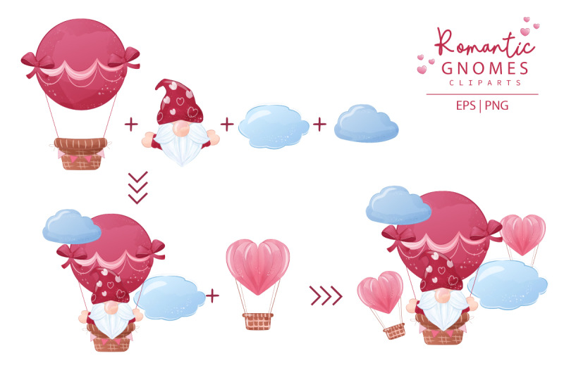 romantic-gnomes-clipart-set