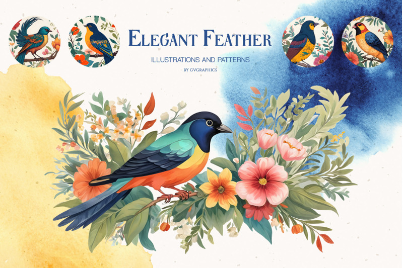 elegant-feather-collection