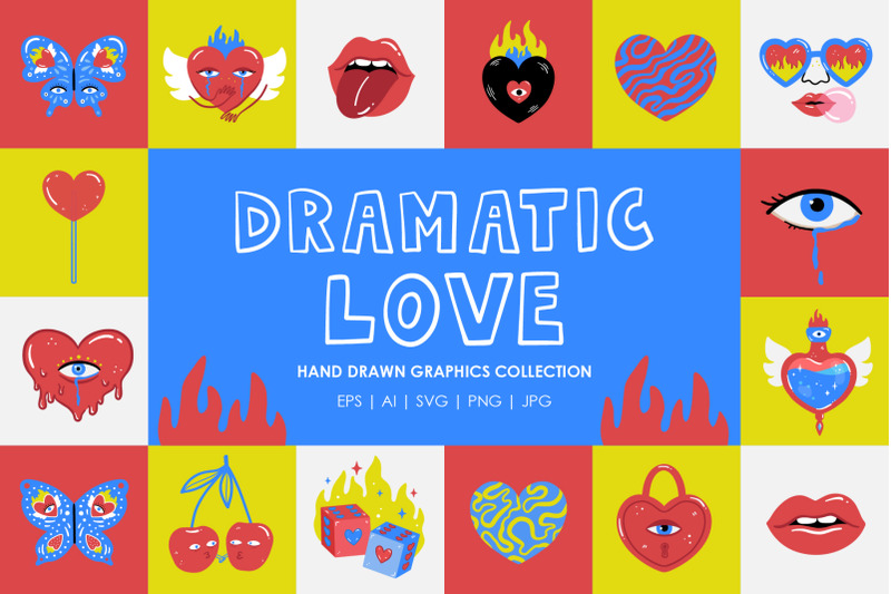 dramatic-love-graphics-collection