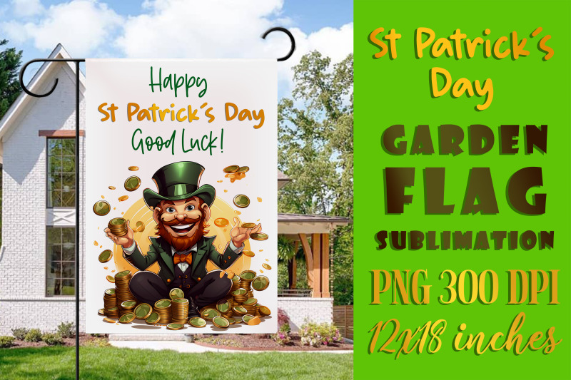 st-patrick-039-s-day-garden-flag-sublimation-png