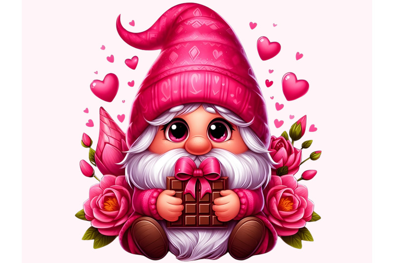 valentine-039-s-day-gnome-clipart-bundle