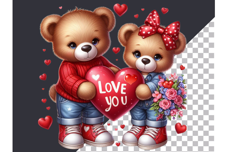 45-valentines-teddy-bear-couple-clipart-bundle-couple-bear-clipart-in