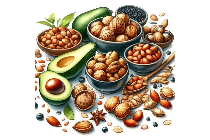 et-of-nuts-and-seeds-illustration