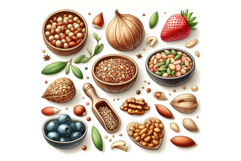 et-of-nuts-and-seeds-illustration