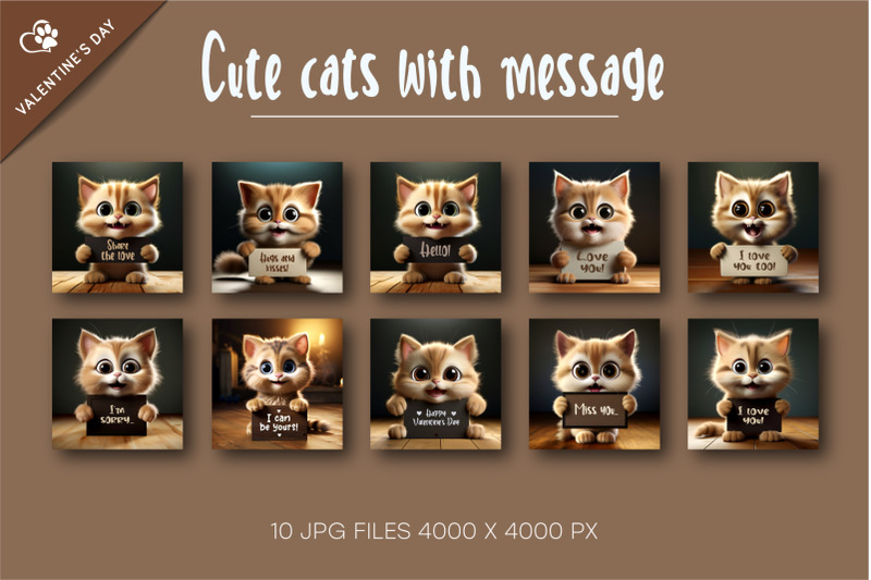 cute-cats-with-message-valentines-day