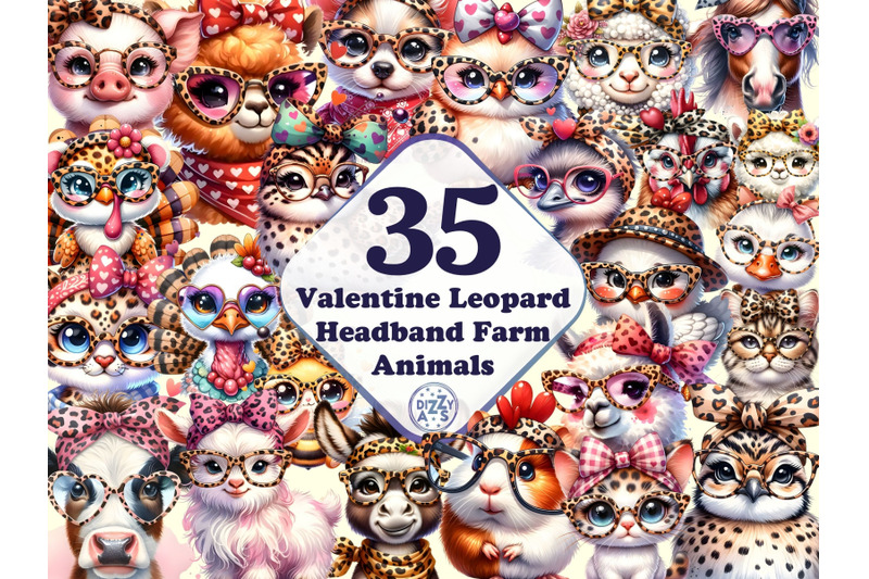 valentine-leopard-headband-farm-animals-35-png-valentines-day-clipart