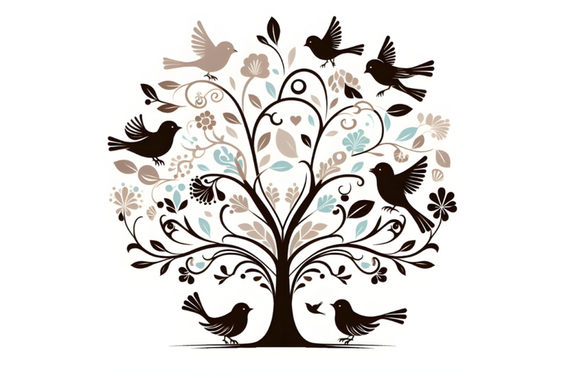 decorative-tree-with-birds-on-branche