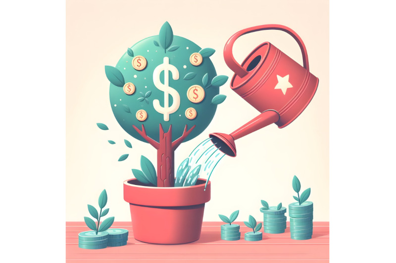 money-tree-watering