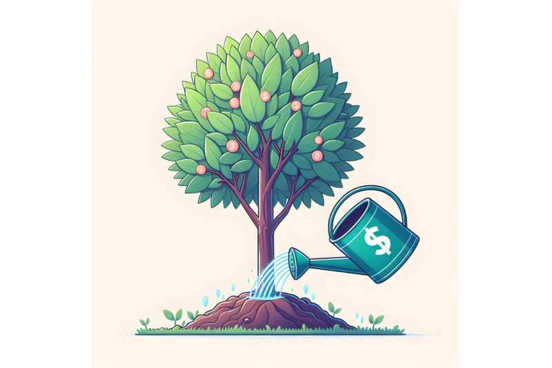 money-tree-watering