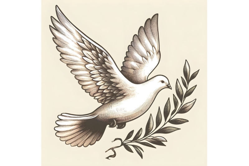 flying-white-dove