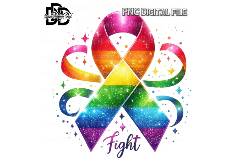 rainbow-cancer-ribbon-with-heart-png-digital-download-sublimation-canc