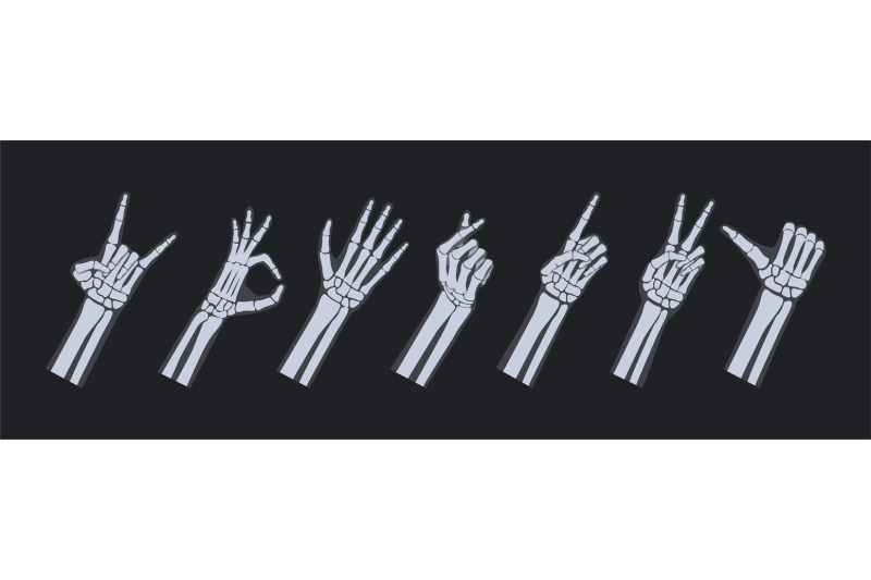 skeletal-hand-x-ray-gestures-peace-sign-okay-and-love-heart-gesture