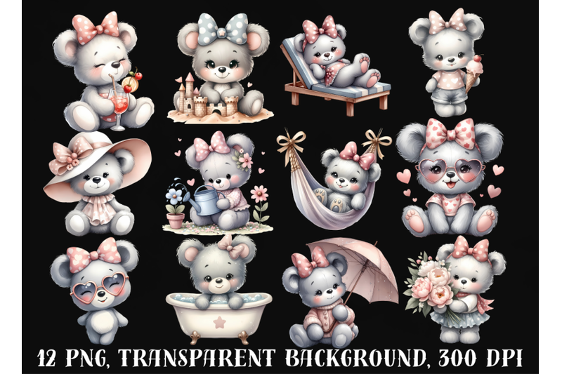 teddy-bears-clipart-cute-little-bears-png