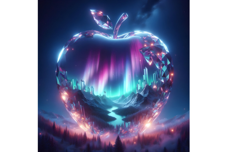 scenery-inside-an-apple
