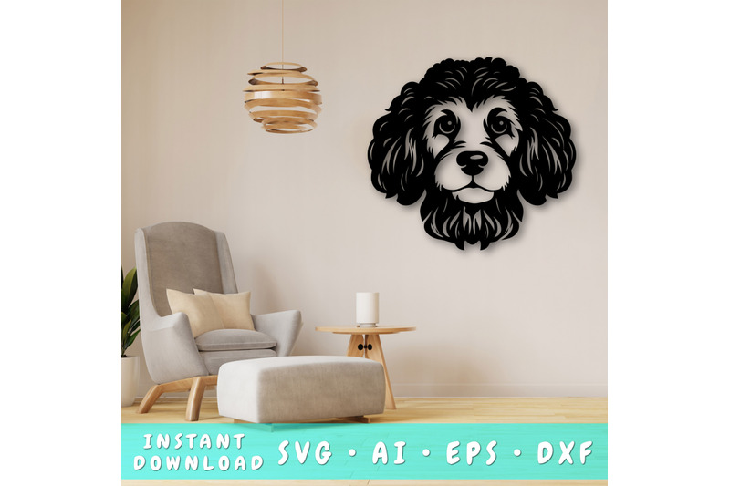 poodle-laser-svg-cut-file-poodle-glowforge-file-poodle-dxf