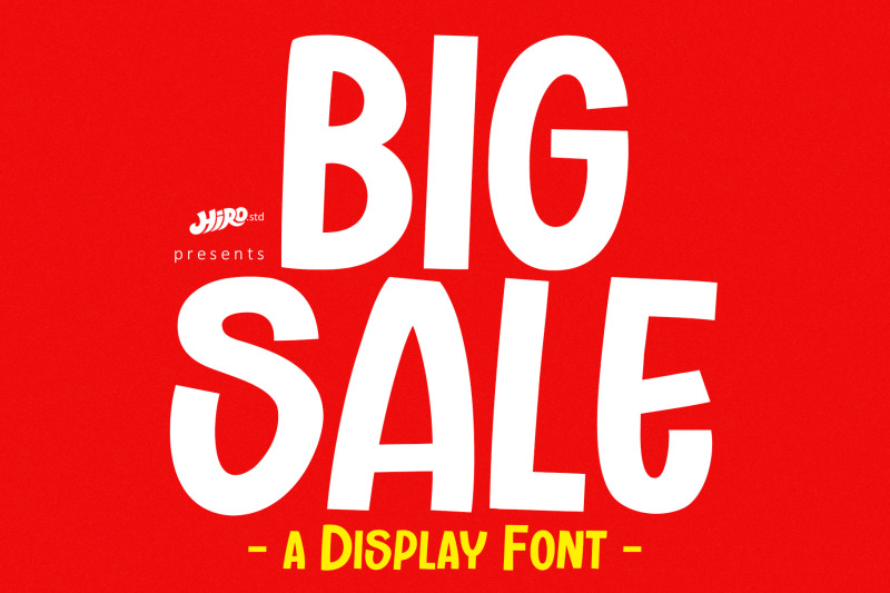 big-sale-display-font
