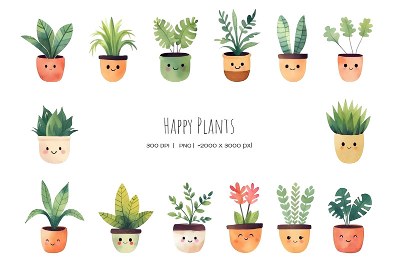 watercolor-happy-plants-in-pot-clipart-house-plants-clipart