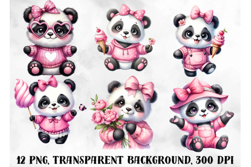 pandas-clipart-cute-little-pandas-png