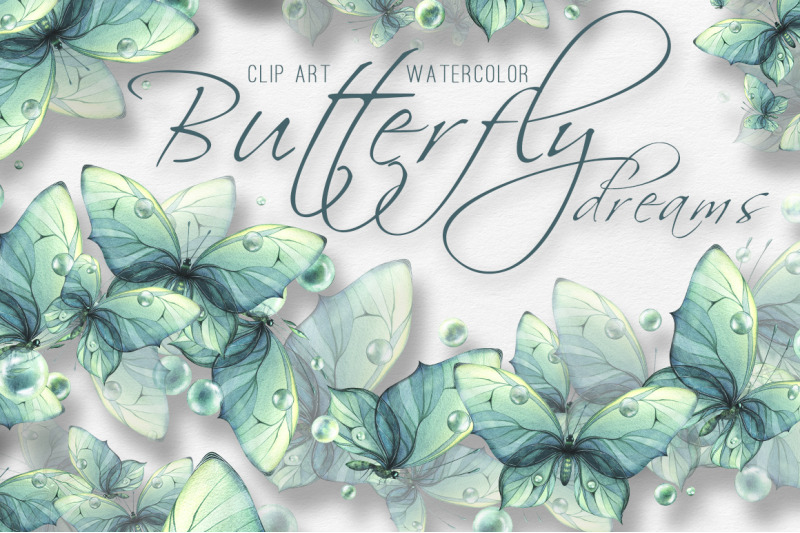 butterflies-turquoise-watercolor