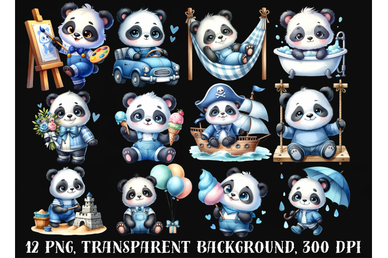 pandas-clipart-cute-little-pandas-png