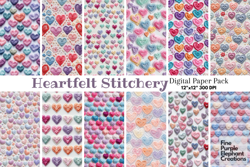 cute-pastel-embroidered-hearts-digital-paper-printable-valentine