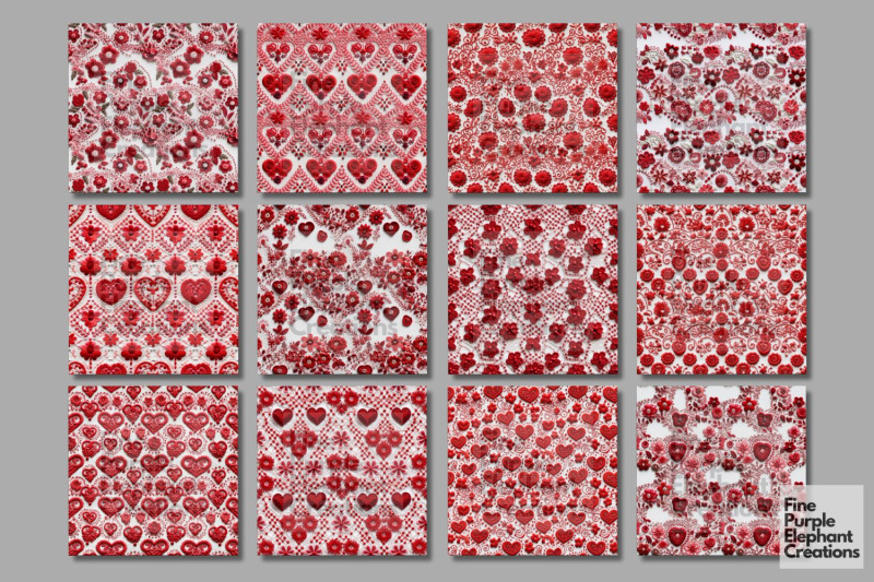 red-floral-embroidered-hearts-digital-paper-printable-valentine-cott