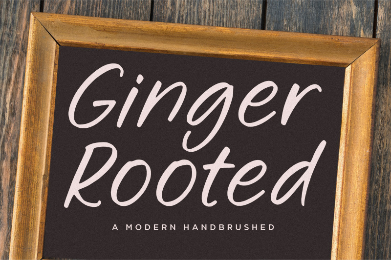 ginger-rooted-font