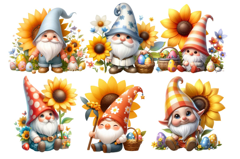 cute-sunflower-gnome-clipart