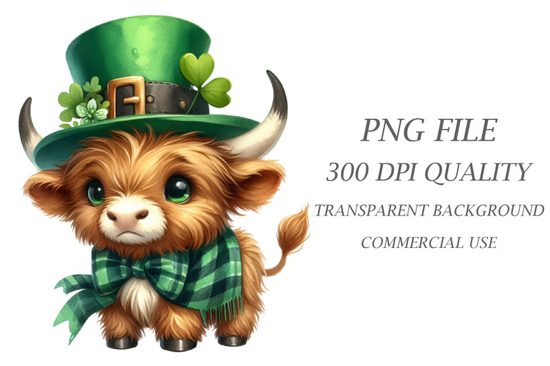 patrick-039-s-highland-cow-clipart