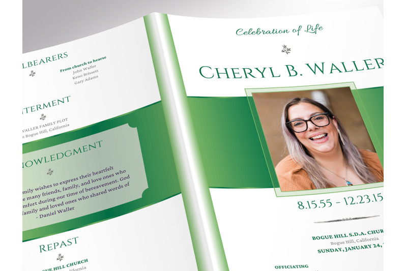 white-green-tabloid-funeral-program-template-for-canva