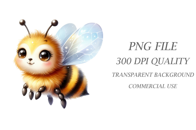 watercolor-bee-clipart