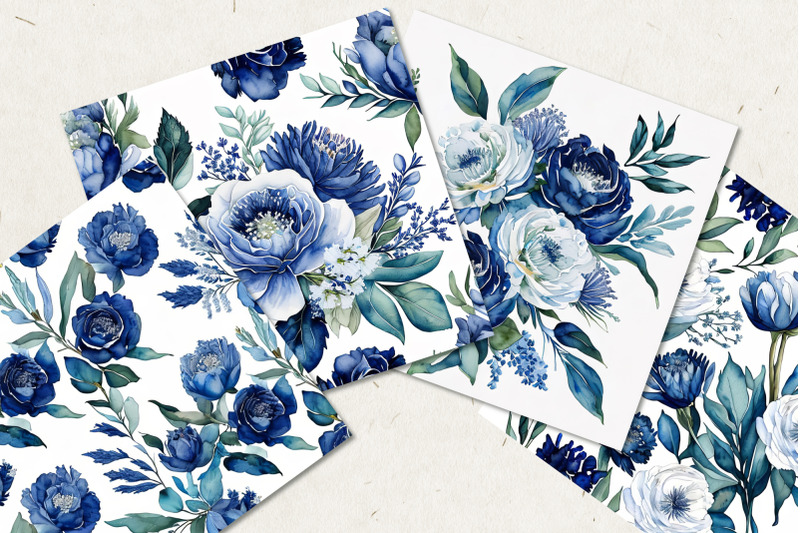 blue-watercolor-flower-backgrounds