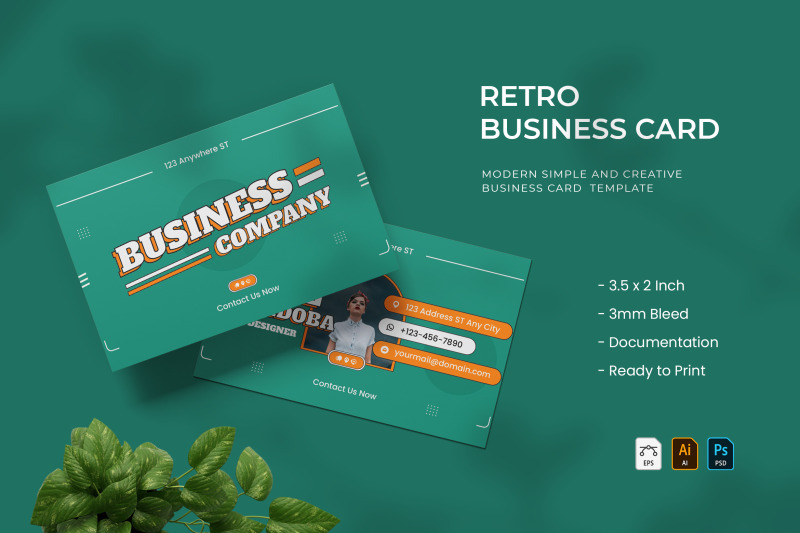retro-business-card